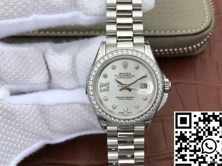 28mm 279136RBR Datejust Silver Lady Dial Rolex 0712